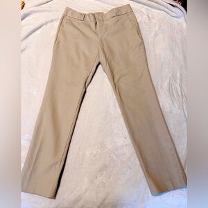 Banana Republic Martin Fit Women’s Dress Pants Beige Size 8R Straight Leg Pants
